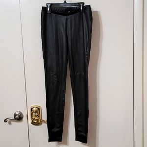 Black PU leggings